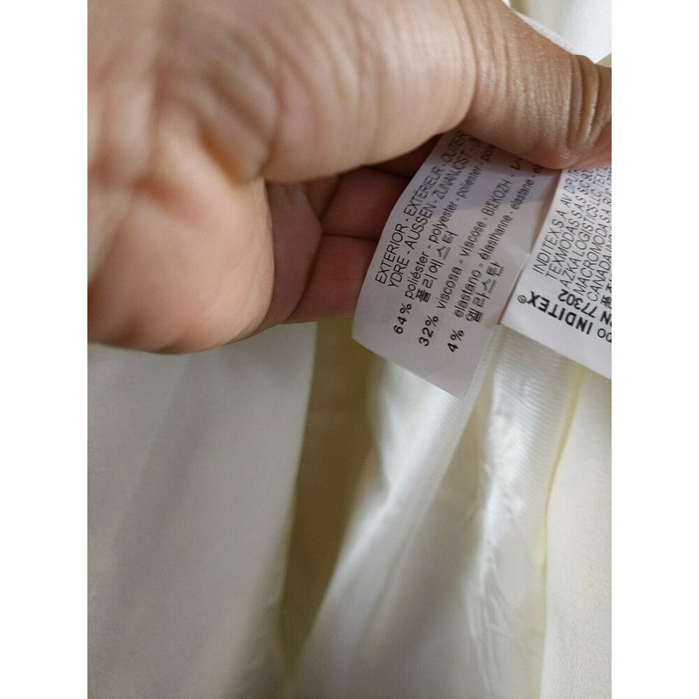 Zara Basic Collection Women's Snap Button Flare S… - image 7